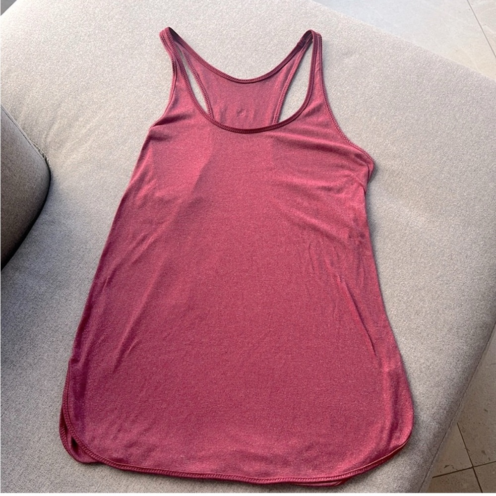 GUC - Lululemon Burgundy Soft & Stretchy Tank Top Singlet